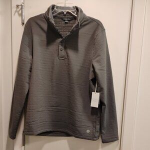 NWT - Free Fly Men's Gridback Fleece Snap Pullover Medium Olive (Brand new!!)